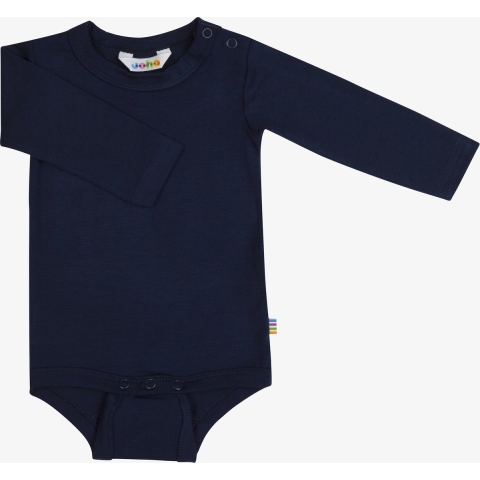 Joha Romper l/s - Bamboe - Marineblauw - Joha - 80 - Romper L/S