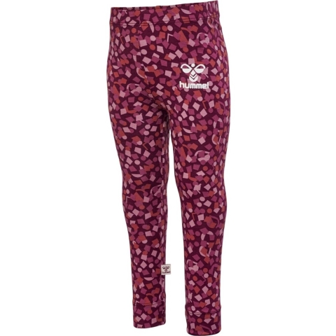 Hummel Leggings - hmlConfetti - Windsor Wine - Hummel - 4 jaar (104) - Leggings