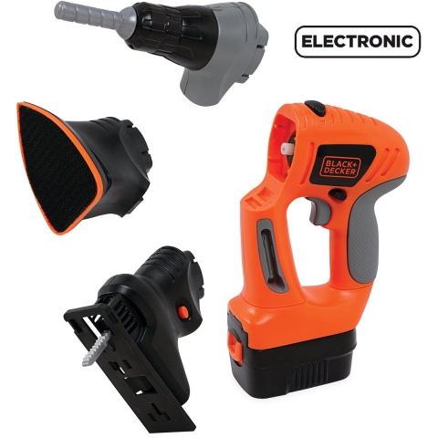 Black & Decker Speelgoed - 3-in-1 - Evo m. Accessoires - Black & Decker  - OneSize - Speelgoed