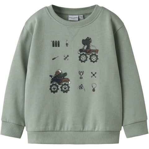 Name It Sweatshirt - NmmVimo - Jadeite/Dino Racing - Name It - 3 jaar (98) - Sweatshirt