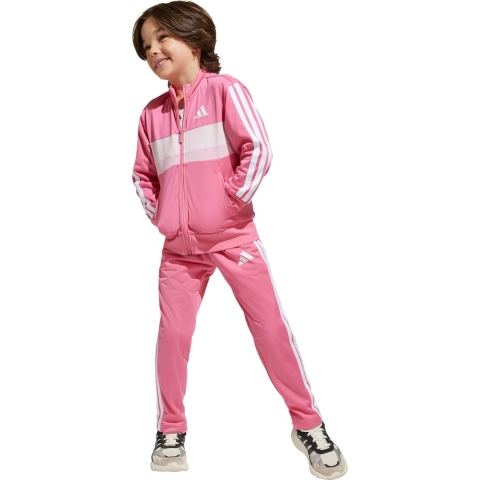adidas Performance Trainingspak - LK 3S TIB TS - Pnkfus/White/Cl - adidas Performance - 6 jaar (116) - Trainingspak