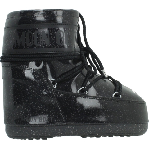 Moon Boot Winterlaarzen - Icoon Laag Glitter - Zwart - Moon Boot - 33/35 - Snowboots