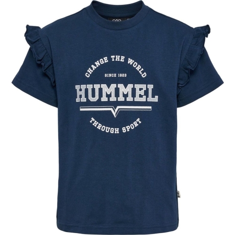 Hummel T-Shirt - hmlViolet - Dress Blue - Hummel - 11 jaar (146) - T-Shirts