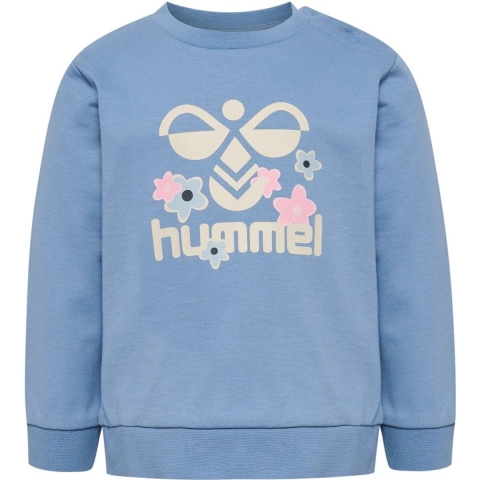Hummel Sweatshirt - hmlLime - Vervaagd Denim - Hummel - 56 - Sweatshirt