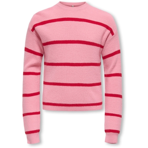 Kids Only Blouse - Gebreid - Noos - KogFranca - Sea Roze/Small S - Kids Only - 9-10 jaar (134-140) - Shirts