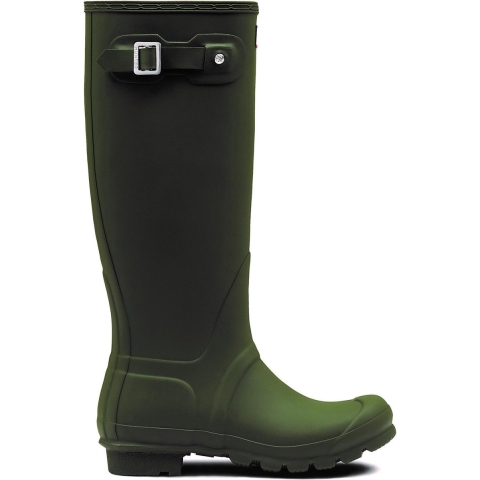 Hunter Regenlaarzen - Original Tall Wellington - Dark Olive - Hunter - 37 - Regenlaarzen