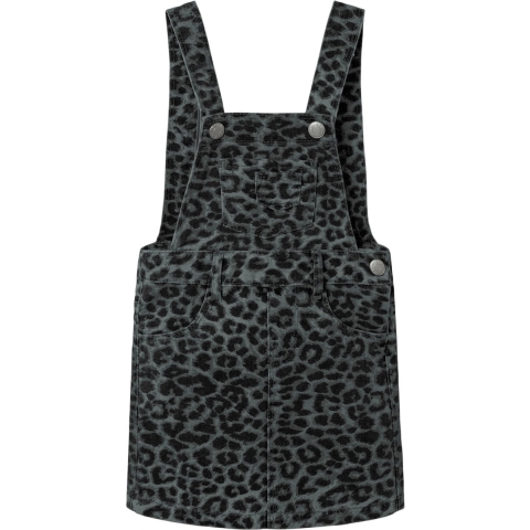Name It Spencer - Denim - NmfOphelia - Nachtuil/Grey Leopard - Name It - 4 jaar (104) - Jurk