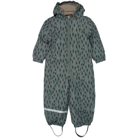 Mikk-Line Skipak - Gerecycled - Conditioner Green m. Print - Mikk-Line - 4 jaar (104) - Skipak