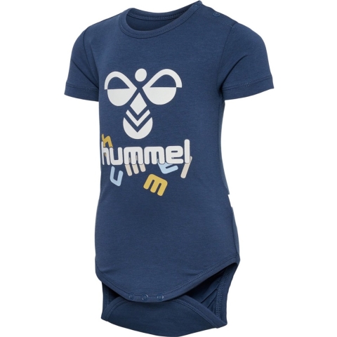 Hummel Romper s/s - hmlDream - Sargasso Sea - Hummel - 74 - Romper S/S