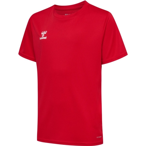 Hummel T-Shirt - HmlEssential Jersey - Echt rood - Hummel Teamsport - 6 jaar (116) - T-Shirts