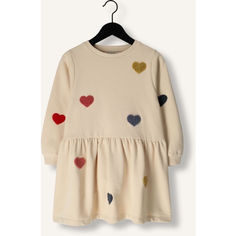 Konges Sløjd Jurk - Lou Terry - Multi Heart - Konges Sløjd - 5-6 jaar (110-116) - Jurk