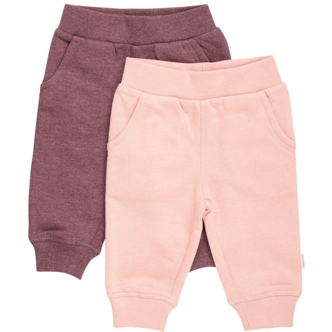 Minymo Joggingbroek - 2-pack - Misty Rose - Minymo - 1½ jaar (86) - Joggingbroek