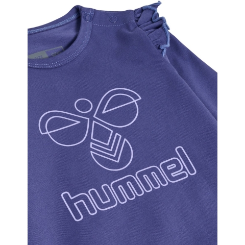 Hummel Romper l/s - HmlEline - Schipper Blue - Hummel - 2 jaar (92) - Romper L/S