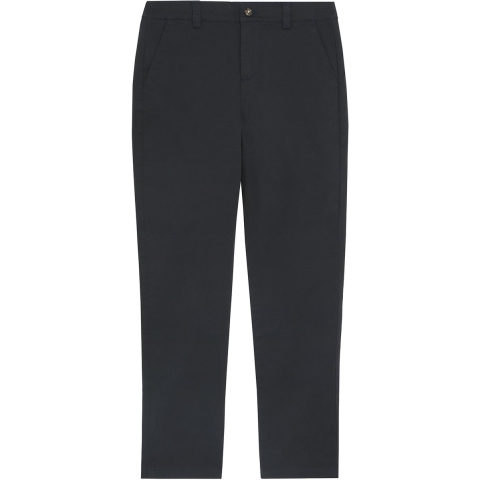 Lyle & Scott Broek - Chino - Dark Navy - Lyle & Scott - 9-10 jaar (134-140) - Broeken - Katoen
