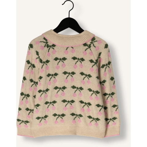 Konges Sløjd Cardigan - Wol - Gebreid - Belou - Cherry - Konges Sløjd - 5-6 jaar (110-116) - Cardigan