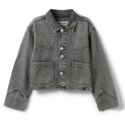 Sofie Schnoor Spijkerjas - Amayasy - Stone Grey - Sofie Schnoor - 8 jaar (128) - Spijkerjas