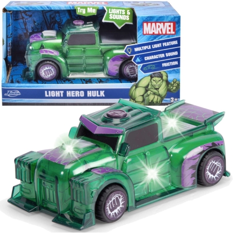 Jada Auto - Marvel Light Hero - Hulk - 1:32 - Dickie Toys - OneSize - Auto