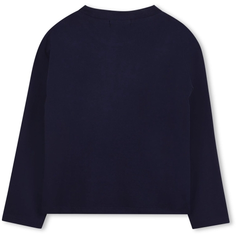 Billieblush Sweatshirt - Navy m. Print - Billieblush - 5 jaar (110) - Sweatshirt