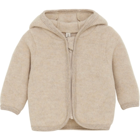 Huttelihut Cardigan - Wolfleece - Camel Melange m. Oren - Huttelihut - 56 - Cardigan