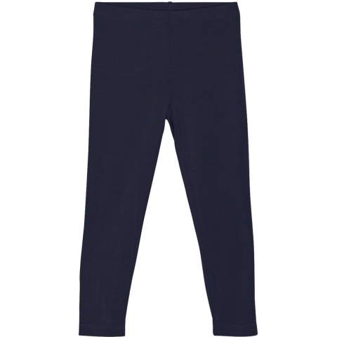 Minymo Leggings - Bamboe - Dark Navy - Minymo - 2 jaar (92) - Leggings