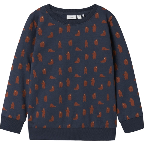 Name It Sweatshirt - NmmNenean - Mood Indigo - Name It - 6 jaar (116) - Sweatshirt