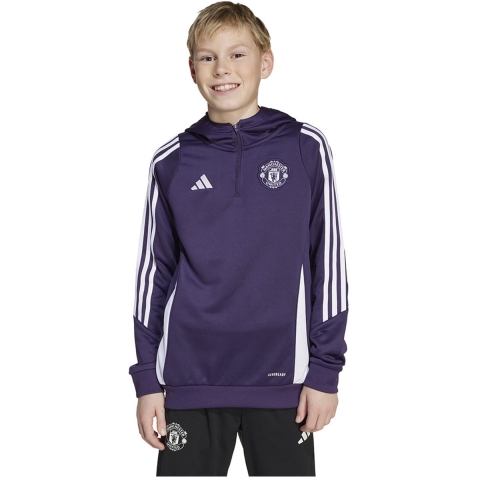 adidas Performance Hoodie - Manchester United - Aurplu/White - adidas Performance - 16 jaar (176) - Hoodie
