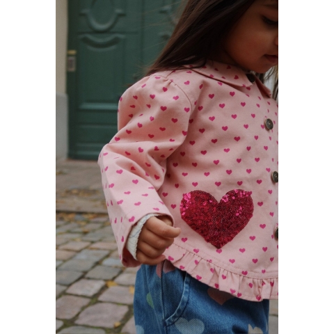 Konges Sløjd Spijkerjas - Nola - Berry Hart - Konges Sløjd - 5-6 jaar (110-116) - Spijkerjas