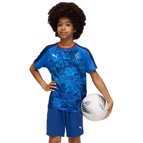 Puma T-Shirt - Neymar Jr Playmaker - Blauw - Puma - 8 jaar (128) - T-Shirts