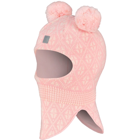 Reima Bivakmuts - Wol/Katoen - Gebreid - Kuuraan - 2-lag Pale Ro - Reima - 54 cm - Bivakmuts - Dubbel