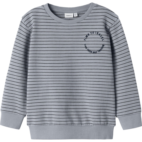 Name It Sweatshirt - NmmOmero - Tradewinds m. Strepen - Name It - 5 jaar (110) - Sweatshirt