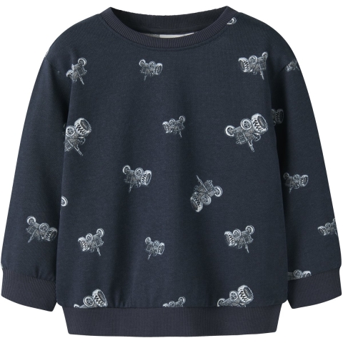 Name It Sweatshirt - NmmVifelix - Navy Blazer/Tractoren - Name It - 6 jaar (116) - Sweatshirt