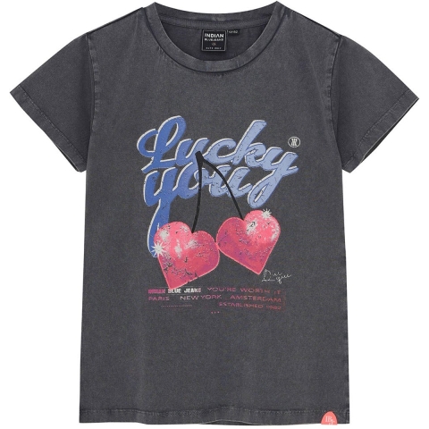 Indian Blue Jeans T-Shirt - Spook m. Print - Indian Blue Jeans - 10 jaar (140) - T-Shirts