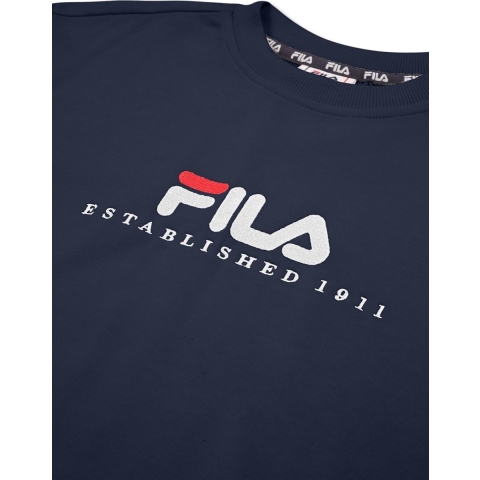 Fila Sweatshirt - Carisio - Black Iris m. Logo - Fila - 11-12 jaar (146-152) - Sweatshirt