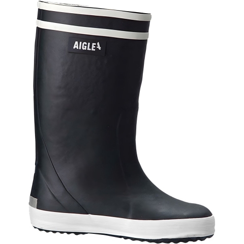 Aigle Gevoerde Rubberlaarzen - Ai Lolly Pop - Bont 2 - Marine - Aigle - 34 - Regenlaarzen