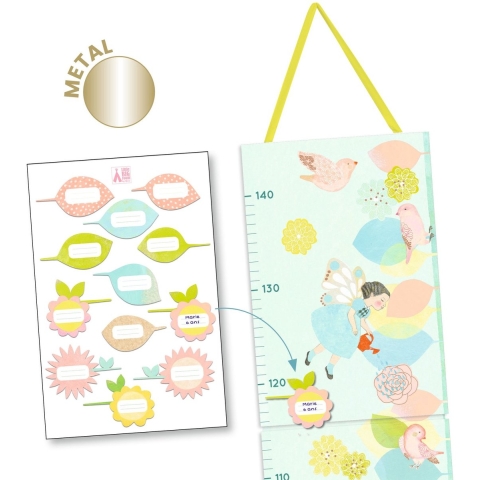 Djeco Groeimeter - Hangspeeltje - Spring - Djeco - OneSize - Decoratie