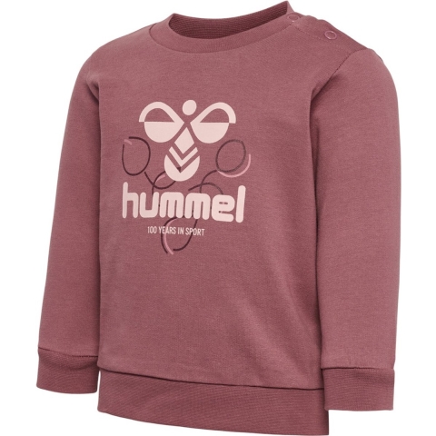 Hummel Sweatshirt - hmlLime - Roze - Hummel - 68 - Sweatshirt
