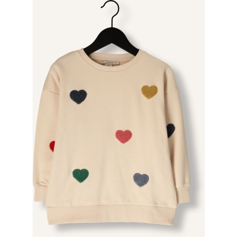 Konges Sløjd Sweatshirt - Lou Terry - Multi Heart - Konges Sløjd - 1 jaar (80) - Sweatshirt