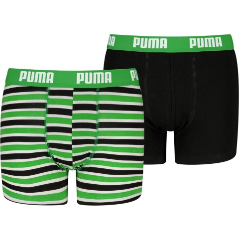 Puma Boxershorts - Everyday - 2-pack - Groen/Zwart - Puma - 170/176 - Boxershorts