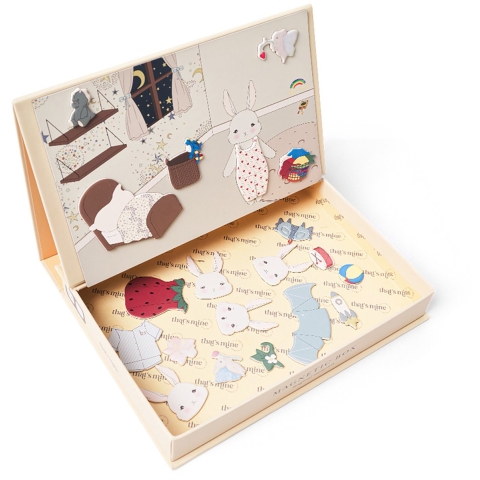 That's Mine Magnetisch speelbord - Lou - Bunny - Thats Mine - OneSize - Magnetisch speelgoed