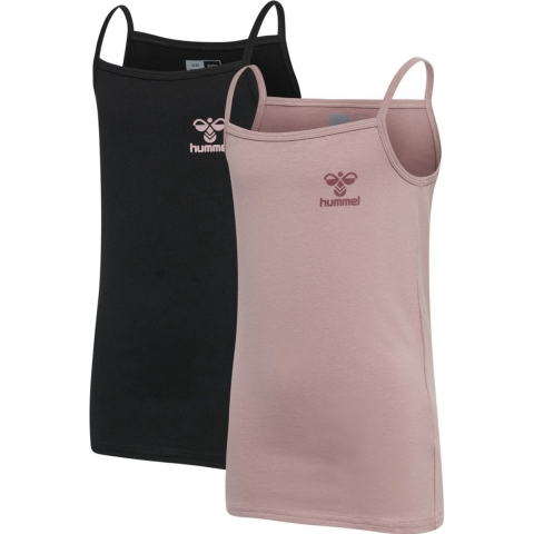Hummel Onderhemd - hmlCarolina - 2-pack - Woodrose - Hummel - 7-8 jaar (122-128) - Onderhemd