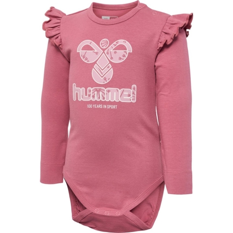 Hummel Romper l/s - hmlDana - Barogue Rose - Hummel - 1½ jaar (86) - Romper L/S