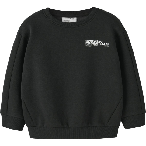 Name It Sweatshirt - NmmOkian - Black - Name It - 3 jaar (98) - Sweatshirt
