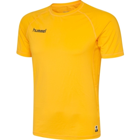 Hummel T-Shirt - Hml Jersey - Sports Yellow - Hummel - 12 jaar (152) - T-Shirts