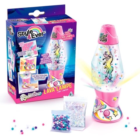 Style 4 Ever Mini Lavalamp Asst. - Style 4 Ever - OneSize - Creatieve Speelset