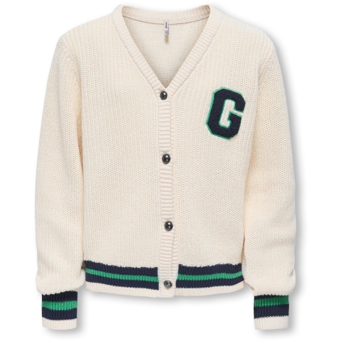 Kids Only Cardigan - Gebreid - Antique White/Night Sky/Medium+ G - Kids Only - 11-12 jaar (146-152) - Cardigan