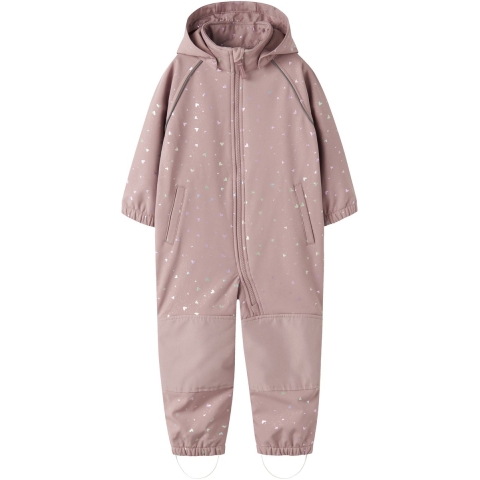 Name It Softshellpak m. Fleece - Noos - NmfAlfa08 - Woodrose/ - Name It - 1 jaar (80) - Softshell