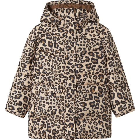 Name It Gevoerde Jas - NkfMimosa - Geroosterd Coconut - Name It - 11 jaar (146) - Donsjassen