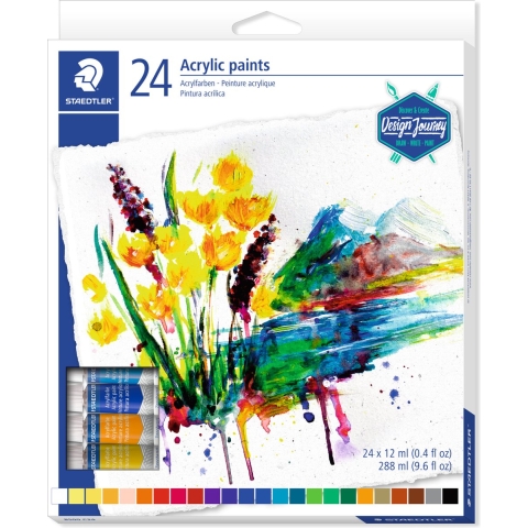 Staedtler Acryl Verf - 24 stk - 12 ml - Staedtler - OneSize - Verf