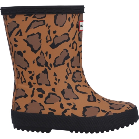 Hunter Regenlaarzen - Kids First leopardprint - Rich Tan/Zadel - Hunter - 24 - Regenlaarzen
