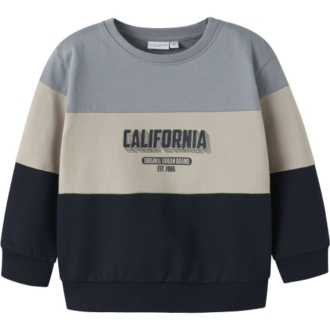 Name It Sweatshirt - NmmVemil - Navy Blazer/California Navy - Name It - 4 jaar (104) - Sweatshirt